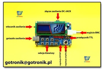 Генератор функций DDS MWG20 __ 1 Гц–20 МГц MWG20