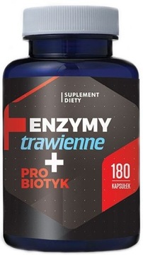ENZYMY TRAWIENNE + PROBIOTYK 180kaps HEPATICA