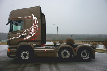 NAKLEJKI NAKLEJKA SCANIA R TOPLINE HIGHLINE GRIFIN