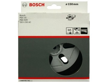 Шлифовальная тарелка BOSCH 150 мм SOFT для PEX 15