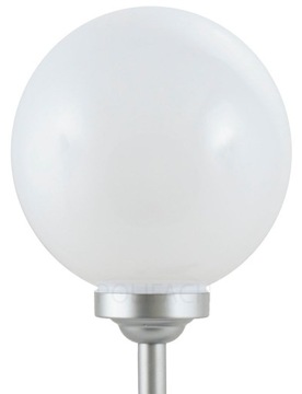 молочный солнечный светильник WHITE BALL 25 см 4 LED P-025