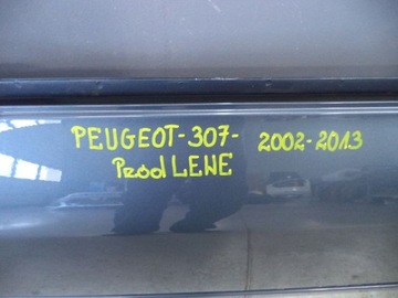 PEUGEOT 307 2002-2013 ДВЕРЬ ПЕРЕДНЯЯ ЛЕВАЯ