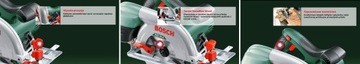 ЦИРКУЛЯРНАЯ ПИЛА BOSCH PKS 55 A, полотно 160 мм, 1200 Вт.