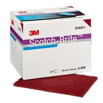 3M 07447+ włóknina matująca Scotch-Brite, bordowa