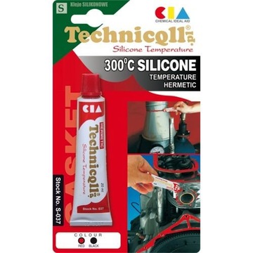 SILIKON WYSOKOTEMPERATUROWY CZERWONY TECHNICQLL