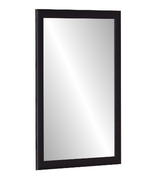 LUSTRO w ramie 90x60 RAMA CZARNA, CZARNE + gratis!