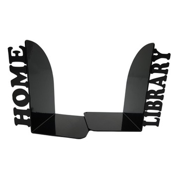 KOMPLET PODPÓREK DO KSIĄŻEK 'HOME LIBRARY' METAL CZARNY