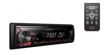 АВТОМОБИЛЬНАЯ РАДИО PIONEER MVH-181UB MP3 ПУЛЬТ ДУ USB