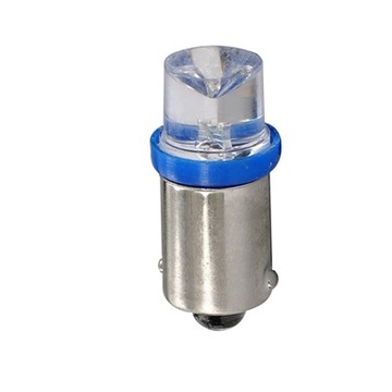 DIODA LED żarówka T4W 5W BA9S 1xLED NIEBIESKA L007