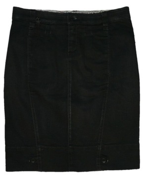 HUGO BOSS spódnica ołówkowa jeansowa brązowa kobieca S j.nowa