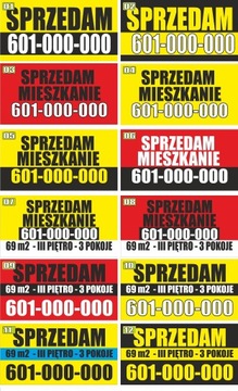 Баннер: ПРОДАЕТСЯ дом, УЧАСТОК, квартира - 26 дизайнов