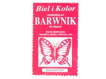 Barwniki do Tkanin Barwnik do Ubrań Farba Amarant