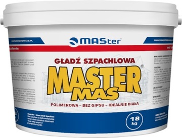 MASTER MAS GOTOWA GŁADŹ SZPACHLOWA 9KG