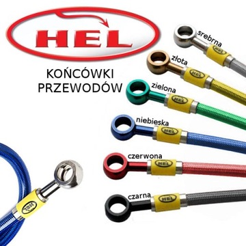 Przewody oplot HEL Yamaha YZF-R1 RN22 2012-2014 P