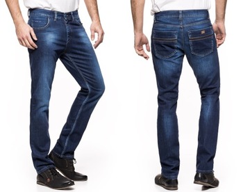 SPODNIE MĘSKIE JEANSY VANKEL JEANS 029 - 110cm/L32