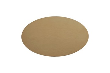 Podkład pod tort złoty fi 30cm gr 1,4mm 10szt