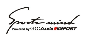 NAKLEJKA AUDI SPORT SPORTS MIND S-LINE BOK DRZWI!