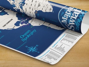 Скретч-карта мира ПОЛЬСКИЙ ПРОДУКТ
