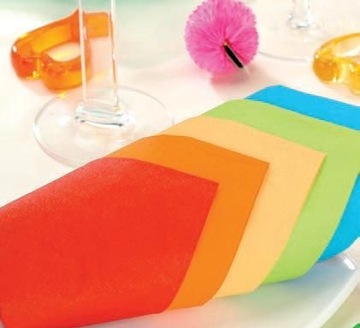 Салфетки для трехслойного апельсинового стола Свадьба день рождения 33x33с 20 шт.