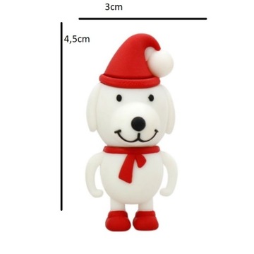 Флеш-накопитель 128 ГБ USB BEAR DOG SANTA STARS 24