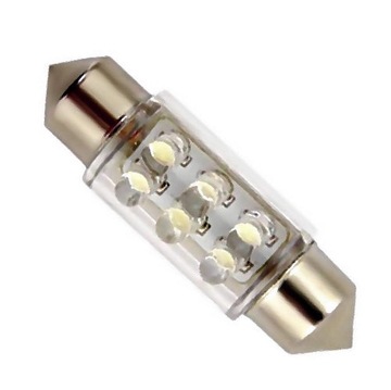 paluch rurkowa 36mm 42mm SUPER LED 6xLED C5W C10W