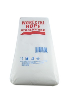 WORECZKI foliowe HDPE mocne 14x4x42cm 800szt