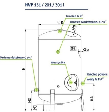 фото ориг. №2, Tank hydrophilic hydro-vacuum 300 left silvery