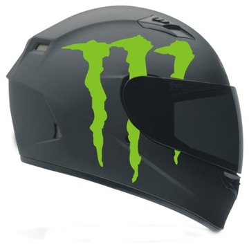 Monster Pazury Naklejka na kask 215B RÓŻNE KOLORY