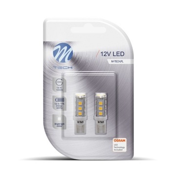 Żarówki LED OSRAM W5W 12V 16xSMD 3528 BIAŁA LB077