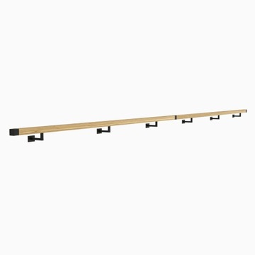 фото ориг. №2, Handrail wall-mounted wooden 40x40 oak painted
