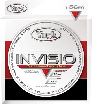 NOWOŚĆ ŻYŁKA YORK INVISIO 0,22mm/150m/11,5kg !!!