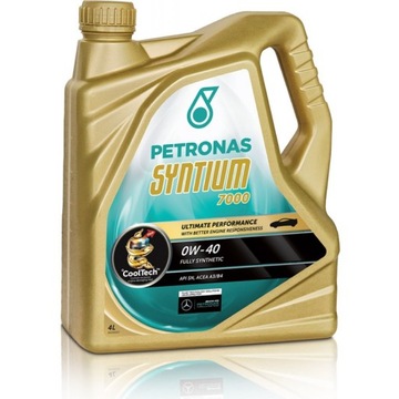 OLEJ PETRONAS SYNTIUM 7000 4L 0W-40 BMW, Porsche