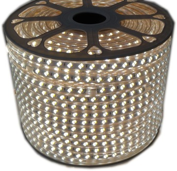 TAŚMA LED 5730 220V 230V 120 DIOD 1MB CIEPŁA+ZIMNA