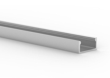 PŁASKI PROFIL ALUMINIOWY LED 1m + szybka do wyboru