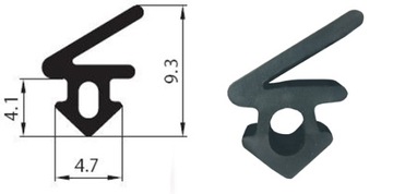 Уплотнители - уплотнитель для окон ПВХ - Окна ПАНОРАМА 232
