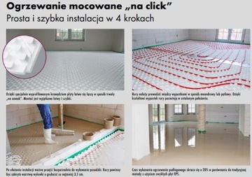 Knauf Floor Heating ogrzewanie podłogowe 2cm 15,4m