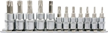 KLUCZE ZESTAW TORX SECUR NA SZYNIE T8-T55 YT-04332