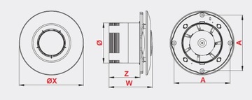 AWENTA ORBIT WXO100R часть ПОТОЛОЧНОГО ВЕНТИЛЯТОРА трафик