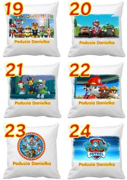 ПОДУШКА ДЛЯ ФОТО PAW PATROL Микрофибра + ИМЯ