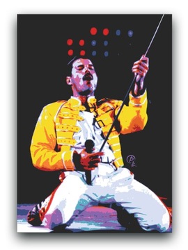 Queen - OBRAZ 60x40 ( nie plakat ) Freddie Mercury