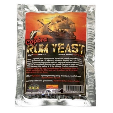 Drożdże gorzelnicze Coobra RUM YEAST NA MELASĘ