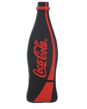 PENDRIVE 8GB USB BUTELKA COCA COLA CZARNY CZERWONY