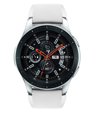 БЕЛЫЙ силиконовый ремешок SAMSUNG GALAXY WATCH 46 мм