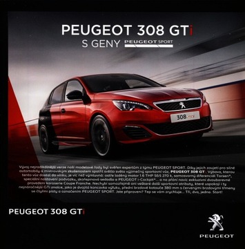 Peugeot 308 GTi prospekt model 2016 przedpremiera