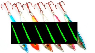 6 x COD PILKER PERFEKT FIREFLY KING 140 гр.