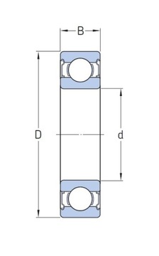 Подшипник 686 ZZ EZO 6х13х5