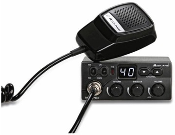 МАЛЕНЬКАЯ НАКЛЕЙКА CB RADIO MIDLAND M-ZERO PLUS + НАКЛЕЙКА С МАГНИТНОЙ АНТЕННОЙ SIRIO ML145