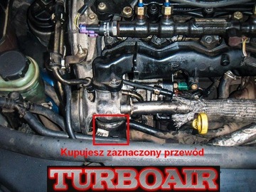 FORD MONDEO MK3 2.0 2.2 TDCi ШЛАНГ ТРУБКИ ТУРБОИНТЕРКУЛЕР ШЛАНГ 1222831