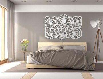Obraz Drewniany FLORESY 102x62cm PIĘKNA DEKORACJA