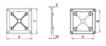 AWENTA KRATKA OSŁONA RAMKA DO PANEL RW100SZ SYS+